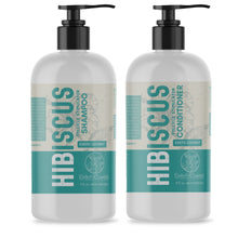 Load image into Gallery viewer, Hibiscus Follicle Stimulator Shampoo &amp; Conditioner Set 8oz.

